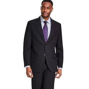NAUTICA MODERN FIT BI-STRETCH TWO BUTTON BLAZER IN‎ BLACK NWT MEN'S SIZE 40R